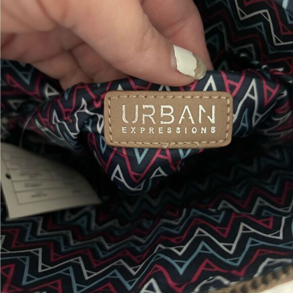 Urban Expressions Crossbody with Studded Design & Chain Strap - Picture 7 of 9